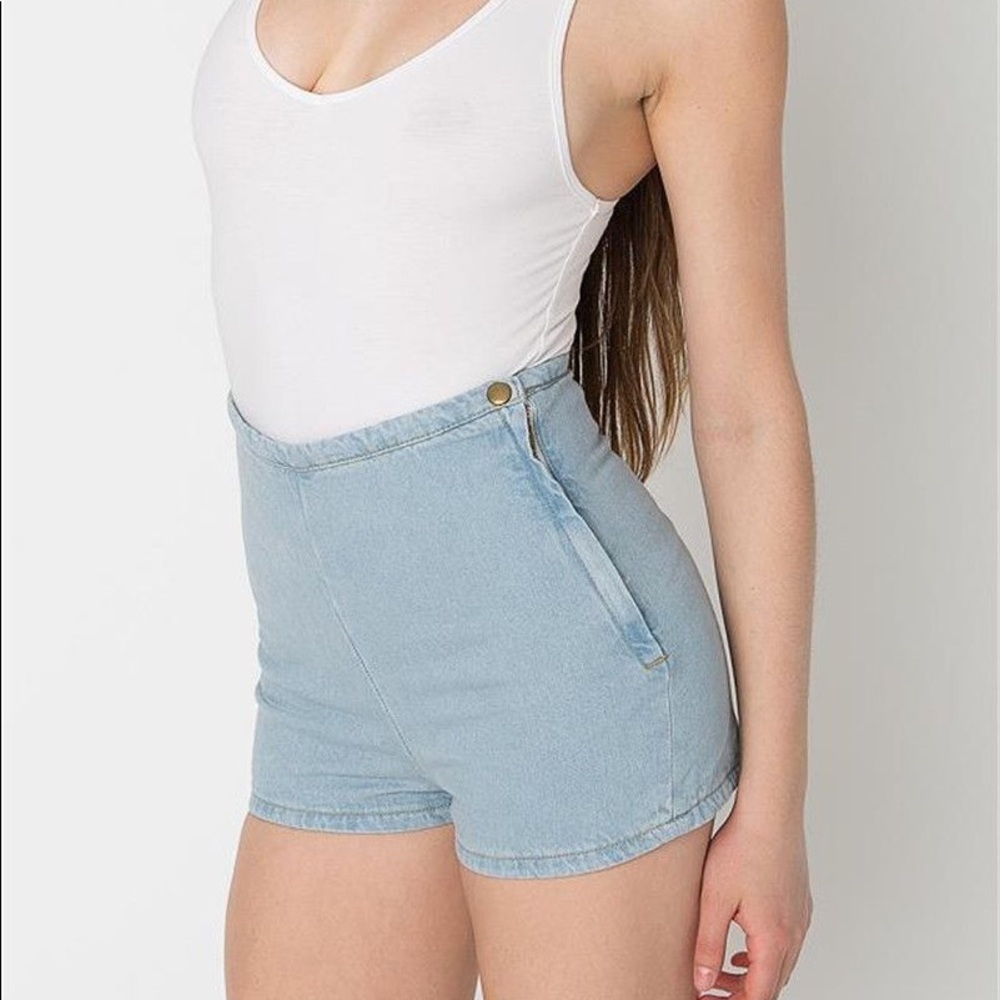 American Apparel hot short high waisted